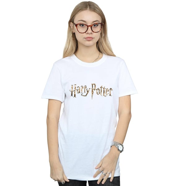 Harry Potter Womens/Ladies Full Colour Logo Cotton Boyfriend T-Shirt