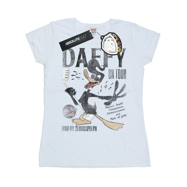 Looney Tunes Womens/Ladies Daffy Duck Concert Cotton T-Shirt