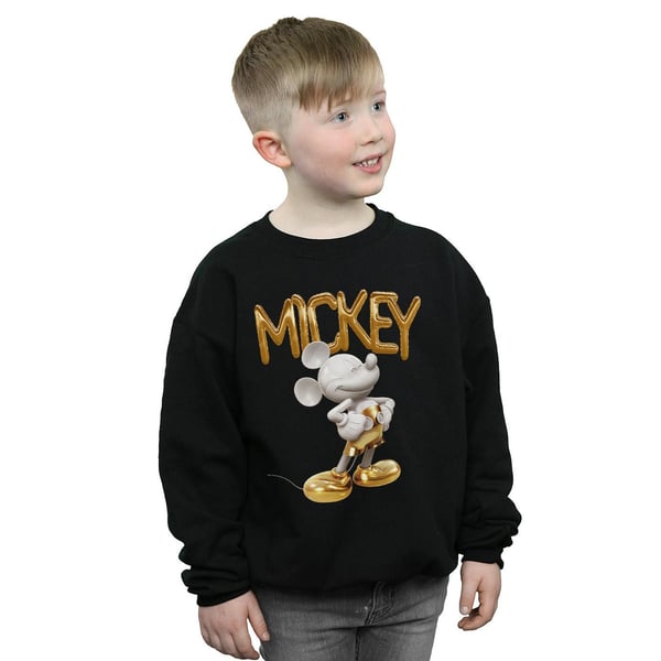Disney Boys Mickey Mouse Gold Statue Sweatshirt
