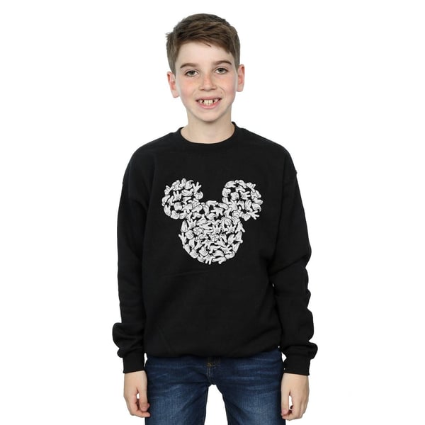 Disney Boys Mickey Mouse Head Of Hands Sweatshirt