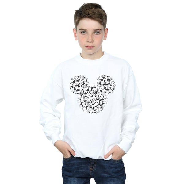 Disney Boys Mickey Mouse Head Of Hands Sweatshirt