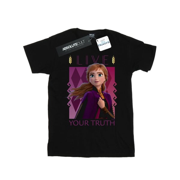 Disney Mens Frozen 2 Anna Live Your Truth T-Shirt