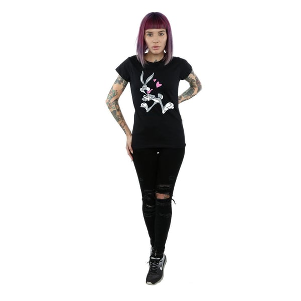 Looney Tunes Womens/Ladies Bugs Bunny In Love Cotton T-Shirt