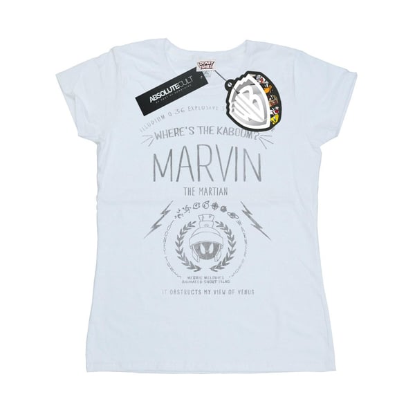 Looney Tunes Womens/Ladies Marvin The Martian Where´s The Kaboom Cotton T-Shirt