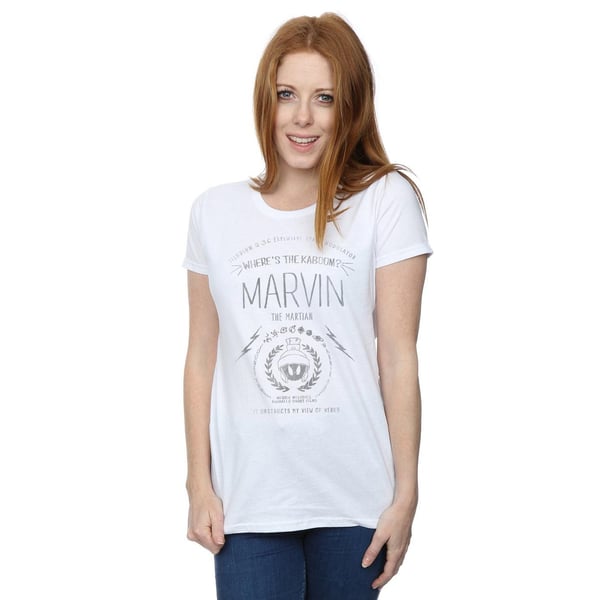 Looney Tunes Womens/Ladies Marvin The Martian Where´s The Kaboom Cotton T-Shirt