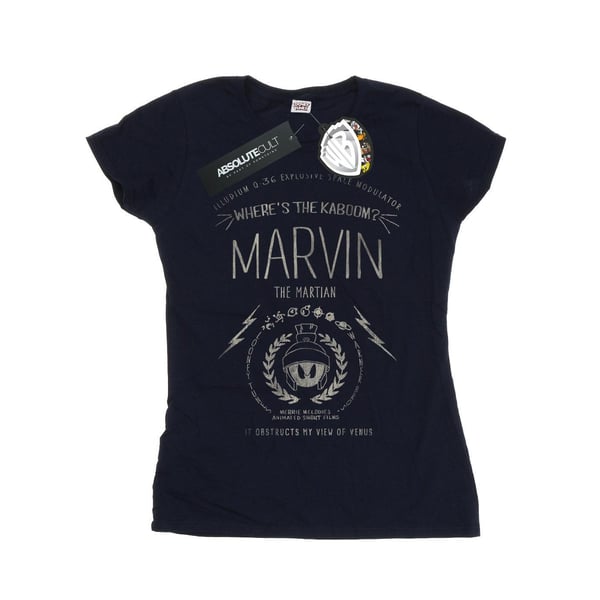 Looney Tunes Womens/Ladies Marvin The Martian Where´s The Kaboom Cotton T-Shirt