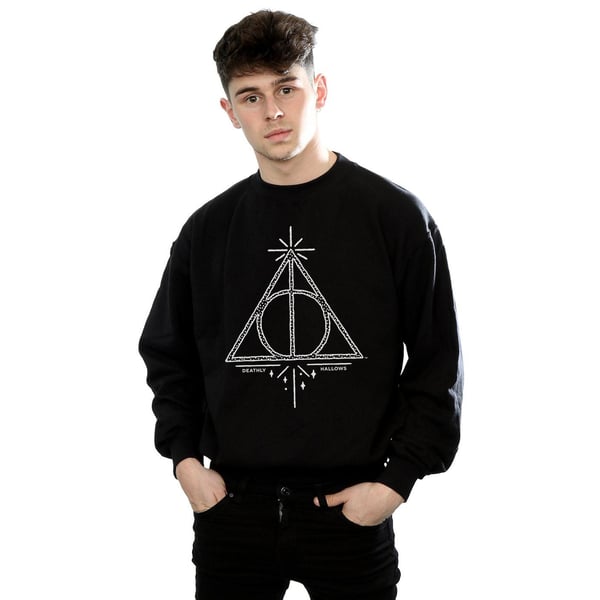 Harry Potter Mens Deathly Hallows Symbol Sweatshirt