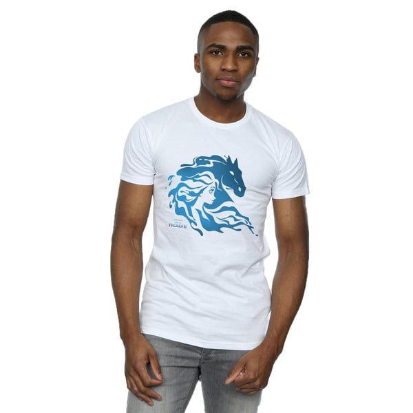 Disney Mens Frozen 2 Nokk Silhouette T-Shirt