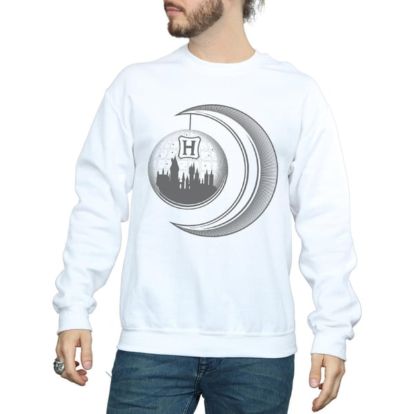 Harry Potter Mens Hogwarts Moon Sweatshirt