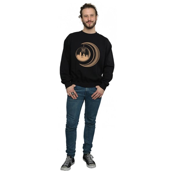 Harry Potter Mens Hogwarts Moon Sweatshirt
