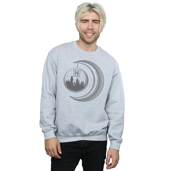 Harry Potter Mens Hogwarts Moon Sweatshirt