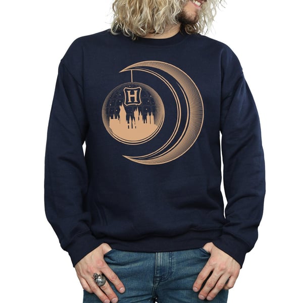 Harry Potter Mens Hogwarts Moon Sweatshirt