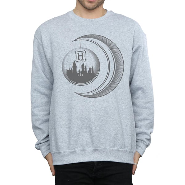 Harry Potter Mens Hogwarts Moon Sweatshirt