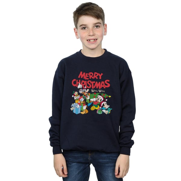 Disney Boys Mickey And Friends Winter Wishes Sweatshirt
