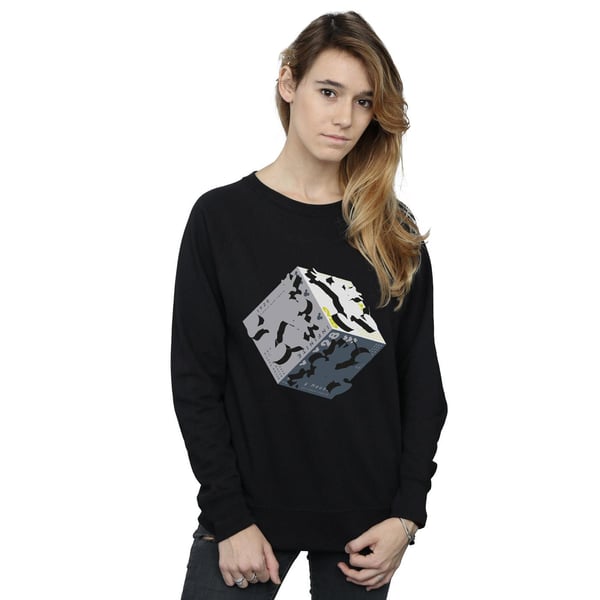 Disney Womens/Ladies Mickey Mouse Cube Sweatshirt