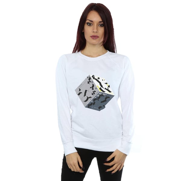 Disney Womens/Ladies Mickey Mouse Cube Sweatshirt