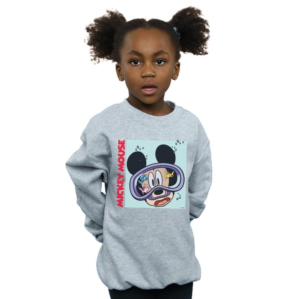 Disney Girls Mickey Mouse Under Water Sweatshirt