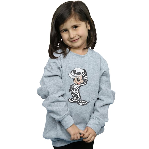 Disney Girls Mickey Mouse Skeleton Sweatshirt