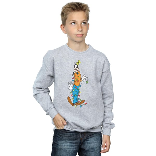 Disney Boys Goofy Christmas Lights Sweatshirt