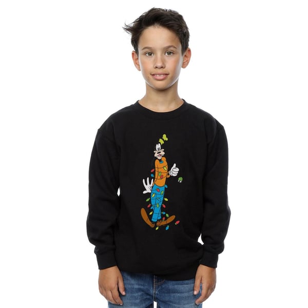 Disney Boys Goofy Christmas Lights Sweatshirt