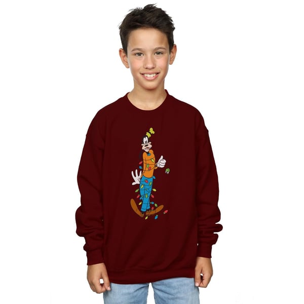 Disney Boys Goofy Christmas Lights Sweatshirt