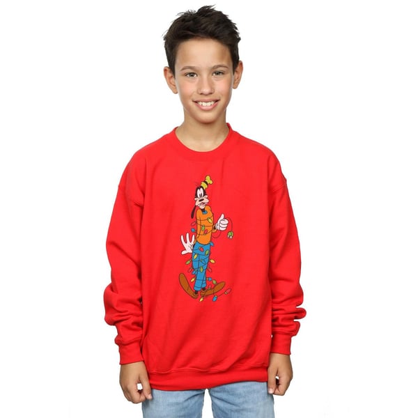 Disney Boys Goofy Christmas Lights Sweatshirt