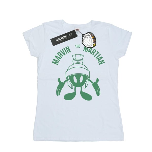 Looney Tunes Womens/Ladies Marvin The Martian Large Head Cotton T-Shirt