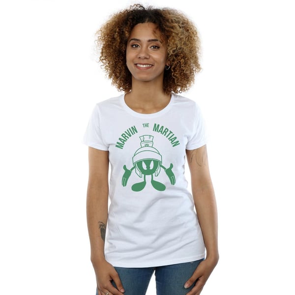 Looney Tunes Womens/Ladies Marvin The Martian Large Head Cotton T-Shirt