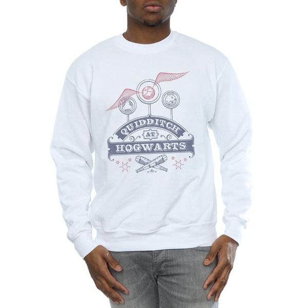 Harry Potter Mens Quidditch At Hogwarts Sweatshirt