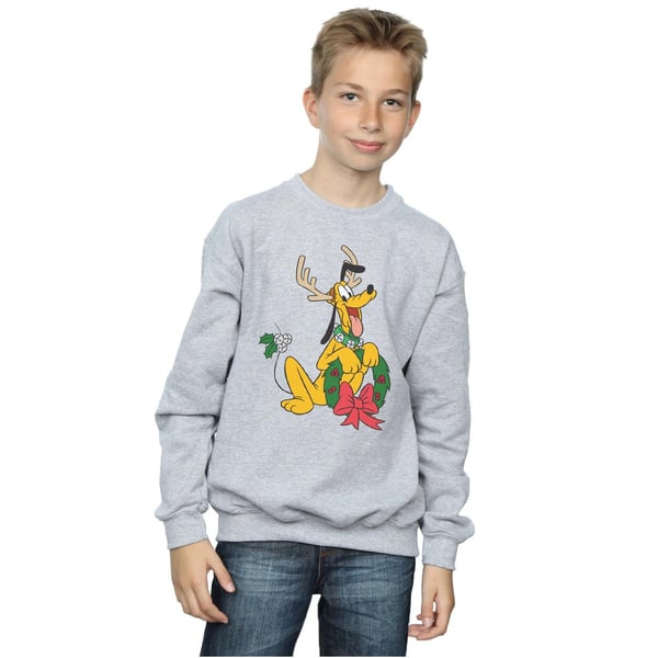 Disney Boys Pluto Christmas Reindeer Sweatshirt