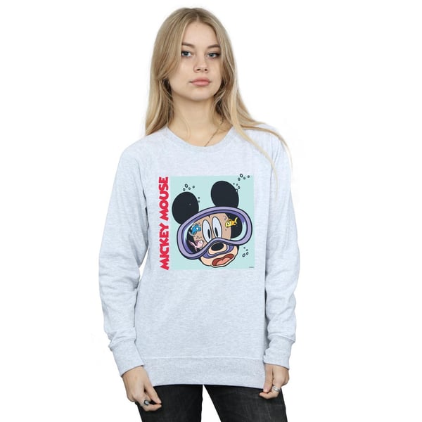Disney Womens/Ladies Mickey Mouse Under Water Sweatshirt