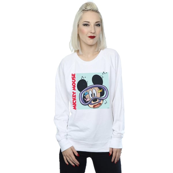 Disney Womens/Ladies Mickey Mouse Under Water Sweatshirt