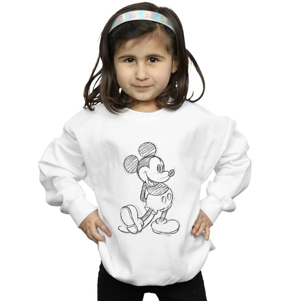 Disney Girls Mickey Mouse Sketch Kick Sweatshirt