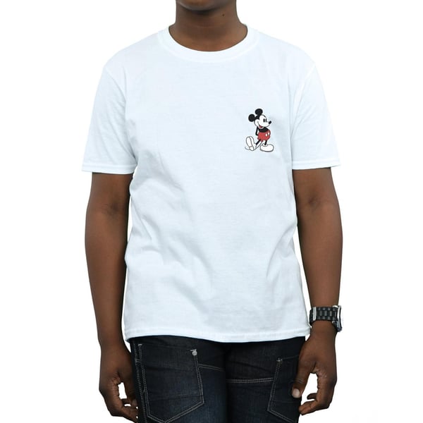 Disney Boys Mickey Mouse Kickin Retro Chest T-Shirt