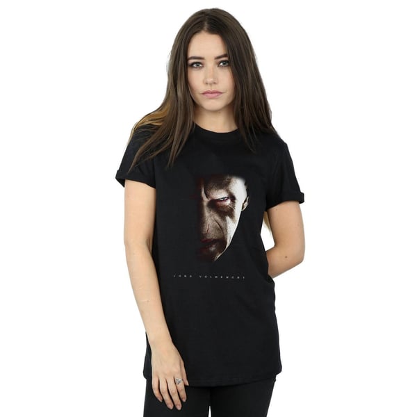 Harry Potter Womens/Ladies Lord Voldemort Portrait Cotton Boyfriend T-Shirt
