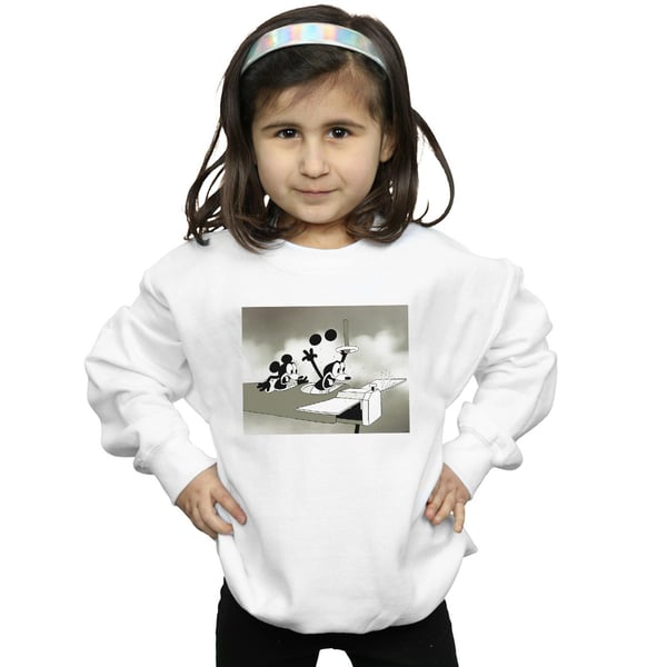 Disney Girls Mickey Mouse Crazy Pilot Sweatshirt