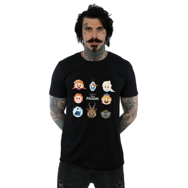 Disney Mens Frozen Heads T-Shirt