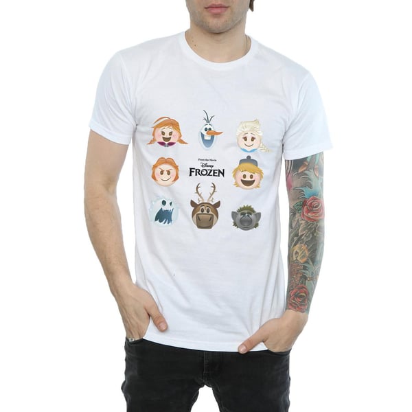 Disney Mens Frozen Heads T-Shirt