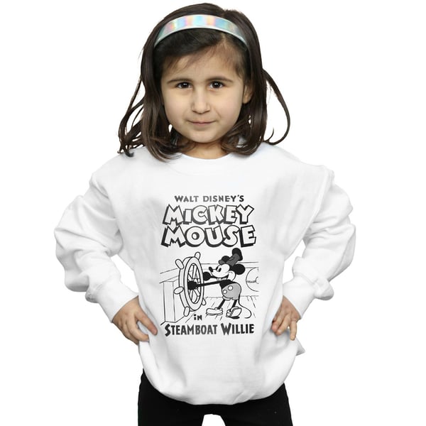 Disney Girls Mickey Mouse Steamboat Willie Sweatshirt