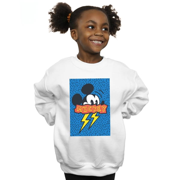 Disney Girls Mickey Mouse 90s Flash Sweatshirt