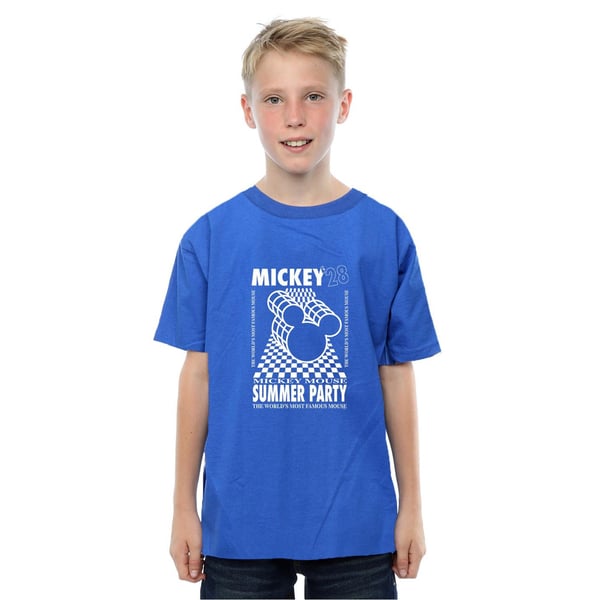 Disney Boys Mickey Mouse Summer Party T-Shirt
