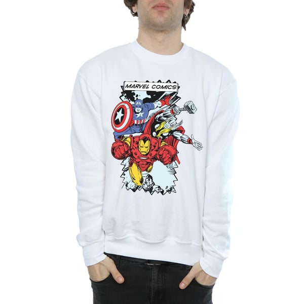 Marvel miesten sarjakuvahahmojen collegepaita
