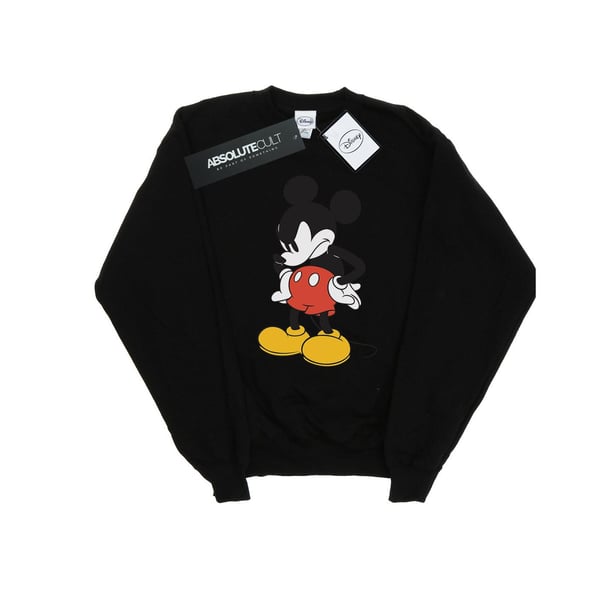 Disney Girls Mickey Mouse Angry Look Down Sweatshirt