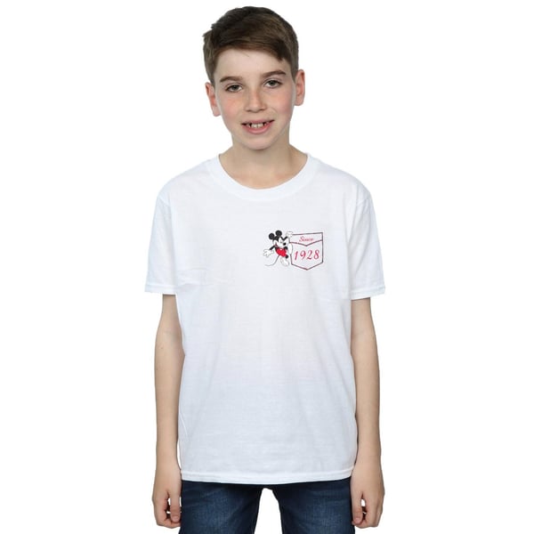 Disney Boys Mickey Mouse Faux Pocket Since 1928 T-Shirt