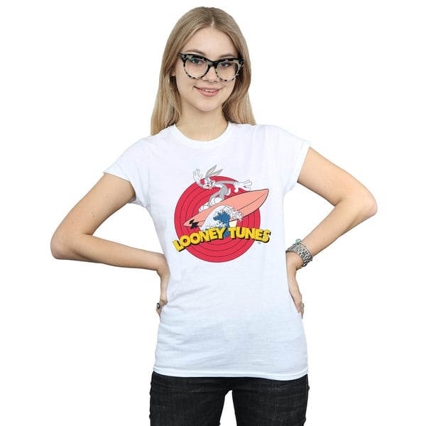 Looney Tunes Womens/Ladies Bugs Bunny Surfing Cotton T-Shirt