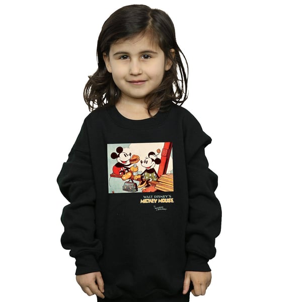 Disney Girls Mickey Mouse Building A Building Sweatshirt