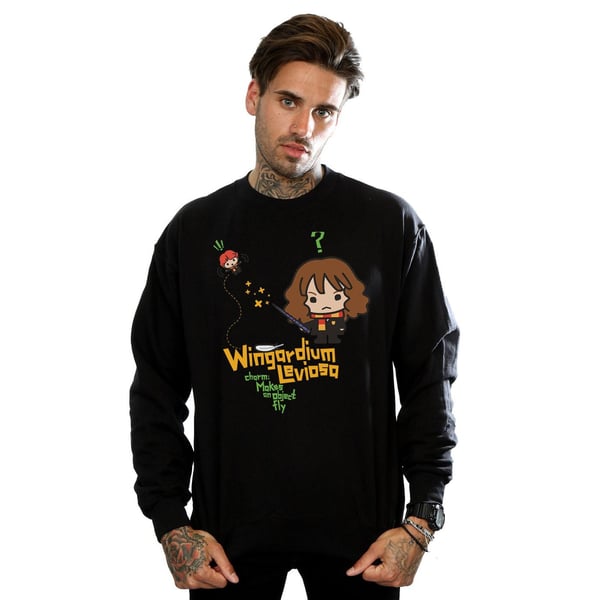 Harry Potter Mens Hermione Granger Wingardium Leviosa Junior Sweatshirt