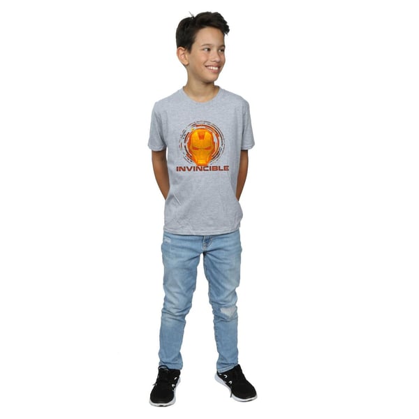 Marvel Boys Iron Man Invincible T-paita