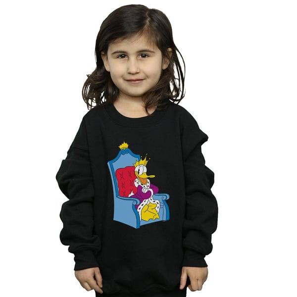 Disney Girls Donald Duck King Donald Sweatshirt