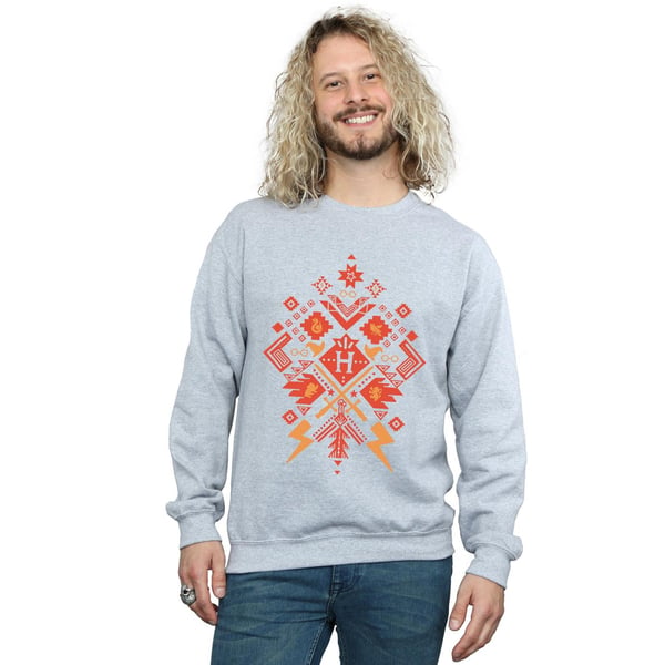 Harry Potter Mens Christmas Fair Isle Sweatshirt
